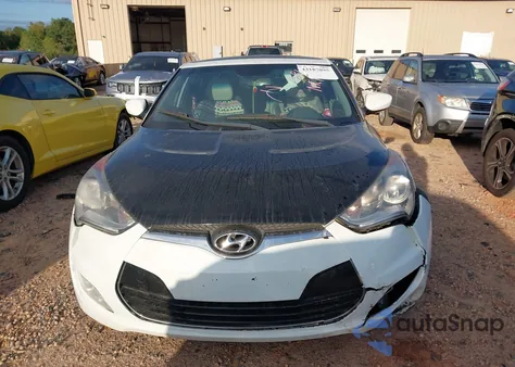 2013 Hyundai Veloster Base W/Gray from USA, damaged, VIN KMHTC6AD4DU086819